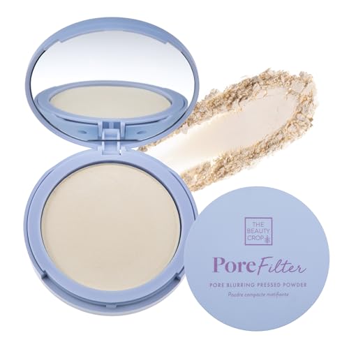 The Beauty Crop PoreFilter Pressed Powder - Blurs Pores & Controls Shine - Translucent Shade - 0.34 oz