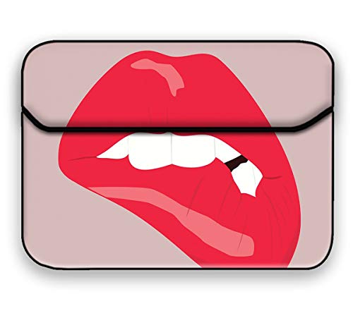 Image of Theskinmantra Red Lips Laptop Sleeve /Slip case /MacBook Sleeve for 13-13.3 inch Laptops.