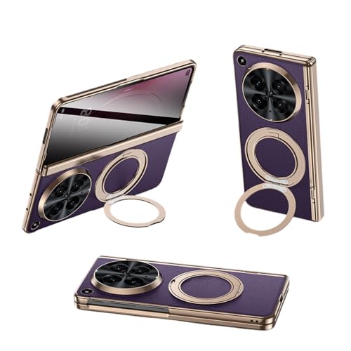OPPO Find N6 �Ή� 360° �}�O�l�b�g��]�����O�X�^���h�P�[�X �����K���X�t�B�������� �q���W�E�J�������S�ی� �X�����f�U�C�� (�p�[�v��(�v���C�o�V�[))