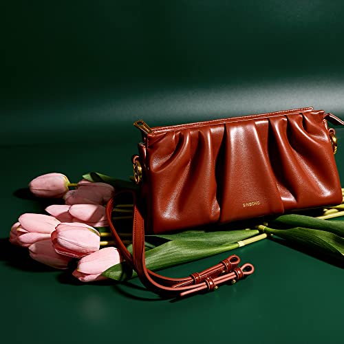 SINBONO Shoulder Bag, Evelyn Hobo Handbags Clutch Zipper Closure Small Purse with Adjustable Straps for Women2