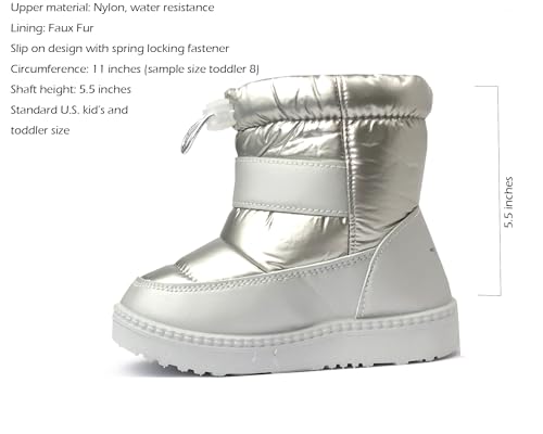 Image of REDVOLUTION Kids Boots Toddler Girls Cute Butterfly Bow | PomPom PU leather Boot (Toddler /Small Kid)