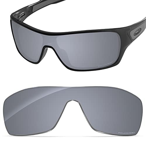Image of Performance Replacement Lenses Compatible with Oakley Turbine Rotor OO9307 Polarized Etched