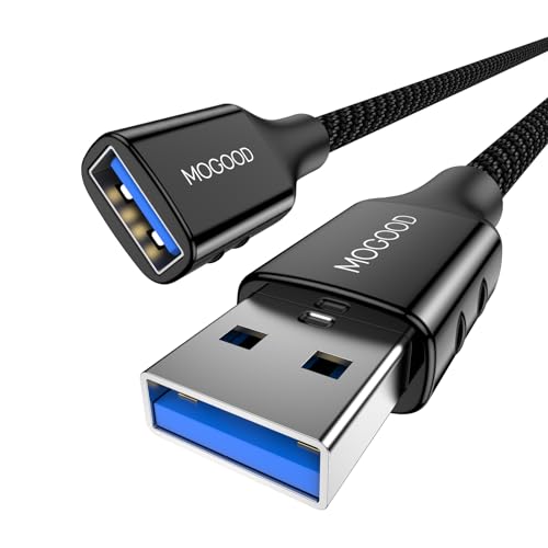 【Cavo di estensione USB】Questo cavo di estensione USB è l'ottima soluzione per estendere la portata dei tuoi dispositivi USB. Difficile da raggiungere le prese USB? Spremi sempre sul retro della TV o del desktop per collegare la porta USB? Questo un lead di estensione USB 3.0 maschio a femmina risolverà il