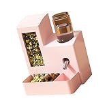 Food Rabbits Trinkbrunnen für Hamster, Fassungsvermögen 180 ml, Wasserspender für Tiere, leicht zu reinigen, Wasserhalter für Haustiere, im Käfig montiert