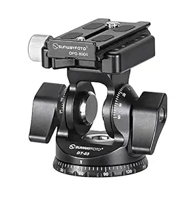 Sunwayfoto DT-03S Arca / RRS Compatible 2 Way Tilt Head + 60mm QR Plate for Tripod / Monopod