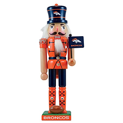 MasterPieces Game Day - NFL Denver Broncos - Team Painted Wood Nutcracker