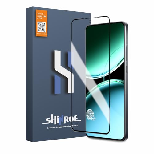 Image of Tempered Glass for OnePlus Nord 4 (6.74 Inch) Military Grade 9H Screen Guard, Anti-Scratch, Shatterproof, Edge-to-Edge Full Coverage - Black Border