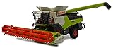  MARGE MODELS - MAR2027 – Mähdrähmaschine CLAAS Lexion 6800 und Trolley für Schnittwagen – Maßstab 1:32