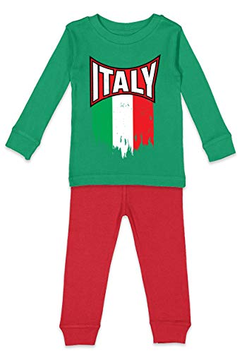 Tcombo Italy Torn Flag - Italian Strong Pride Kids Shirt & Pants Set