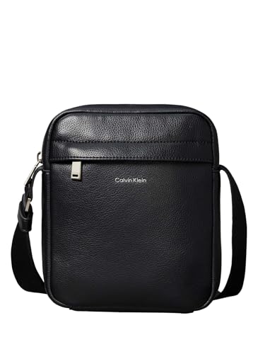 Calvin Klein Men Raised Reporter LV04D3160G Crossover, Black (Black), One Size