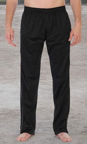 Image of Gioberti Mens Athletic Track Pants with Zip Bottom