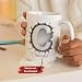 Custom Monogram Letter C Mug, Personalized Name Alphabet Coffee Cup, Customized Initial C Accent Mug, Letter C Ceramic Cup 11oz 15oz, Cracked Wall Initial C Mug, Gift For Men Women