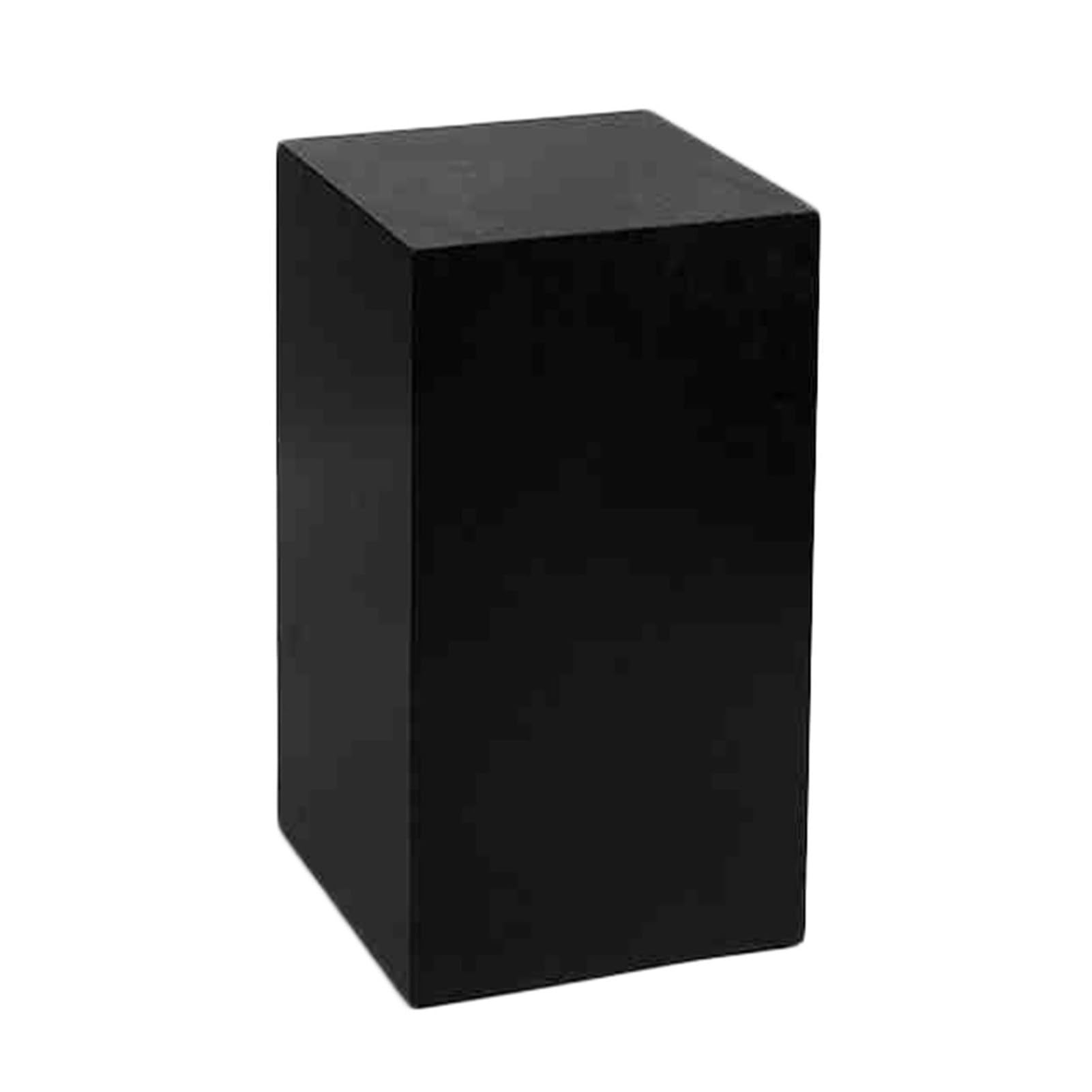 LYDBMYT Heavy Duty Black Square Display Pedestal Stand, 40x100cm for Bridal Shops, Mannequin Showcase, Collectibles, Bags & Shoes, Supports 440 lbs Capacity