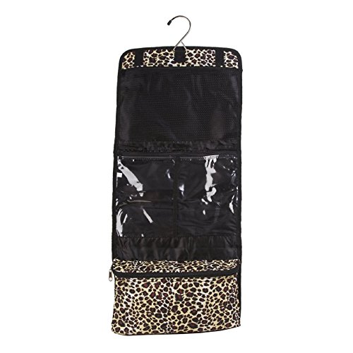 Leopard Cosmetic Makeup Organizer Hanging Bag