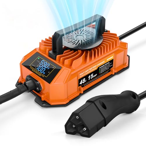 Chargeur chariot de golf 48V 15A Kohree alimentation batterie