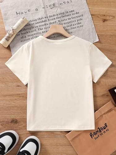 Girl’s Tropical Vacation Graphic Tees Short Sleeve Crewneck Beach T Shirts Summer Tops2