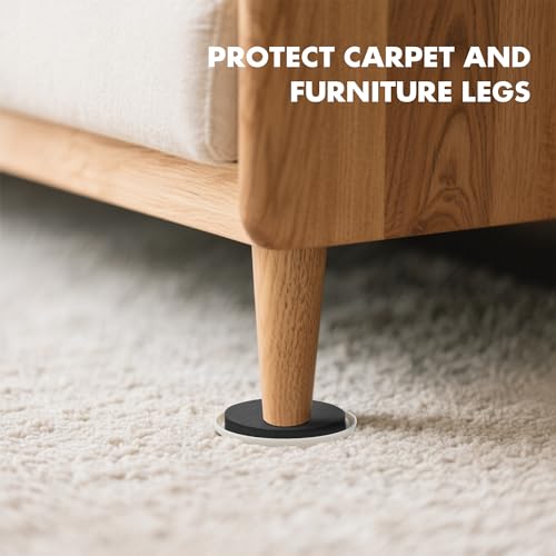 16-Pack Furniture Movers Sliders for Carpet & Hardwood Floors, Save 80% Effort Safely and Easily, The Glide Tool Set for Heavy Furniture and Appliances, Reusable Moving Pads (16 Plastic 3.5" Sliders) by Shnbxtnd - Image 5