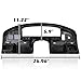PIT66 Dash Panel Bezel Cover, Compatible with 1992-1997 Ford F150 F250 F350 Dashboard Cover