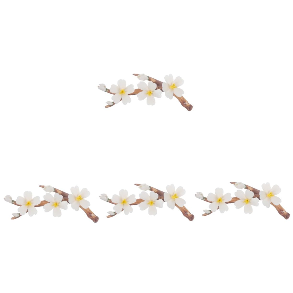 Cabilock 4stücke Handgefertigter Keramischer Räucherstäbchenhalter Blumenast-Form Für Meditation Aromatherapie Und Stilvolle Raumdekoration