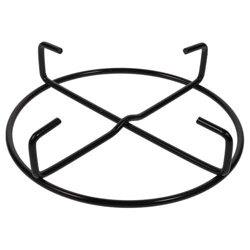 BESPORTBLE Campfire Cooking Equipment Campfire Cooking Stand Fire Pit Rack Camping Grill Pot Rack Cast Iron over Fire Split Stoves Camping Tripod Stand for Open Tripod