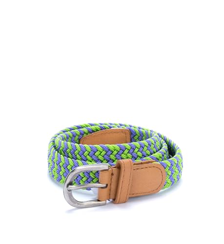 Kids Stretch Cord Braided Belt - Childrens Age (4-7 Y) (8-14Y)