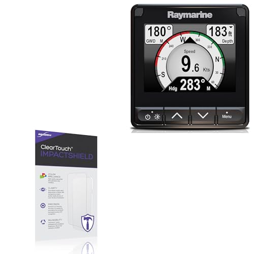 BoxWave Screen Protector Compatible with Raymarine i70s - ClearTouch ImpactShield (2-Pack), Impenetrable Screen Protector Flexible Film