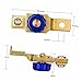 CHILDWEET Blue Car Battery Cut Off Switch Leakproof Terminal Isolator Theft Device Durable Screw Installation Quick Release for Vehicles and Rvs