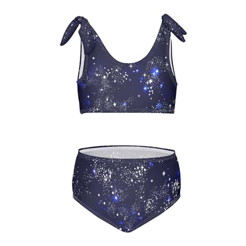 Image of CaTaKu Girls Swimsuit Two Piece Toddler Swimwear Kids Bathing Suits for Girls Bikini Set 3-12T