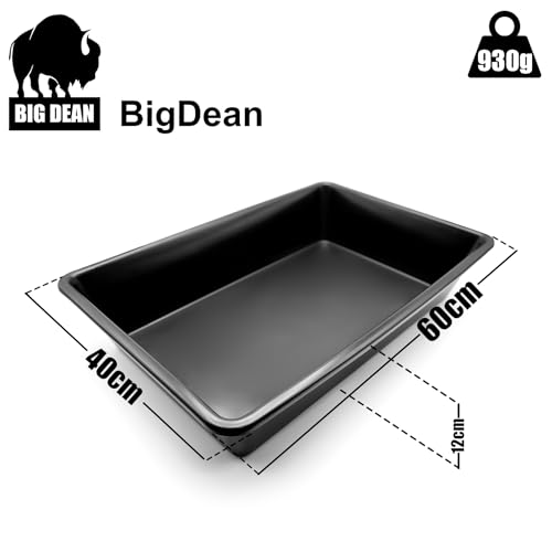 BigDean Wanne aus Kunststoff 60x40x12 cm multifunktional einsetzbar – ideal als Kotwanne, Pflanzwanne oder Mörtelwanne geeignet