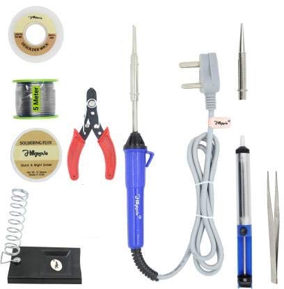 Hillgrove 9In1 Beginners Complete 25W Soldering Iron Kit 25 W Simple (Flat, Conical Tip) (B08245K2T7) Amazon Price History, Amazon Price Tracker