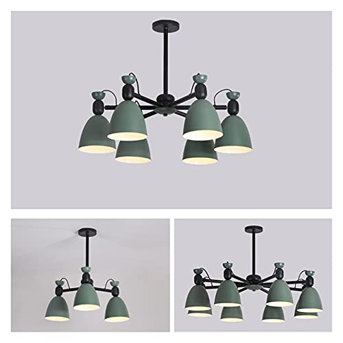Chandelier minimaliste E27 pour illuminer vos soirées de salon - 2
