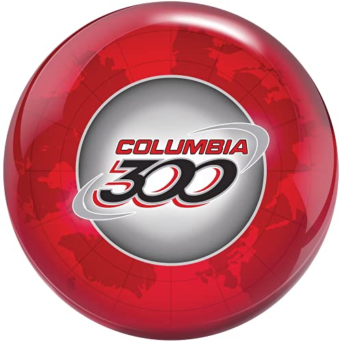 Bowlerstore Products Columbia 300 Red Viz-a-Ball Bowling Ball - Red 15lbs