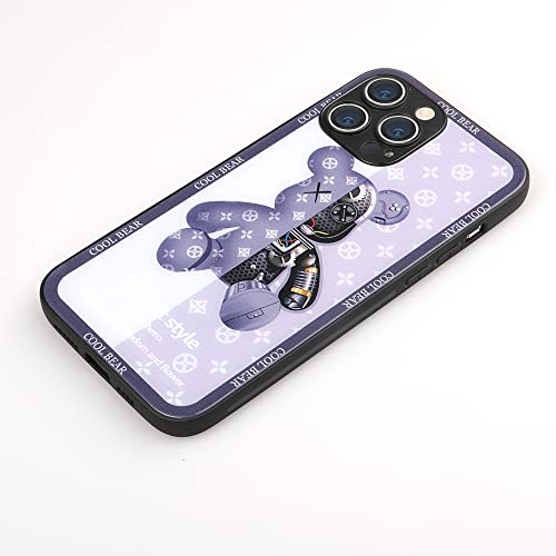 Apple Iphone 13 Pro Case – Aesthetic Iphone 13 Pro Case Design With Cute Teddy Bear Robot Print – Stylish Bling Iphone 13 Pro Case – Premium Quality – Superior Fall & Anti Scratch Protection (Brown) #TOP6