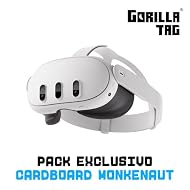 CARDBOARD MONKENAUT — Consigue nuestro mejor pack de Gorilla Tag hasta la fecha con esta oferta exclusiva de Amazon. Compra Meta Quest 3 para conseguir artículos exclusivos, como el Space Program Suit y el Helmet, además de 2000 SHINY ROCKS. CASI UN ...