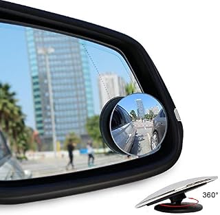 Blind Spot Mirrors, Ankier Round Shape Wide Angle Car Wing Mirror Blind Spot Stick On Side Mirror ( 2 Pcs )