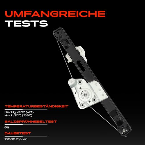 Frankberg Fensterheber Hinten Rechts Kompatibel mit 3er E90 E91 316 318 320 325 330 335 Limousine Kombi 2004-2012 51357140590