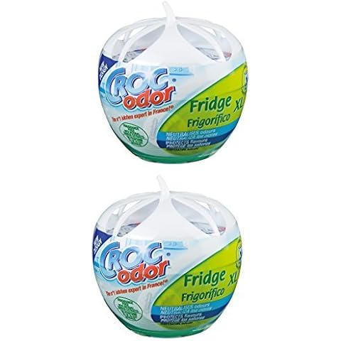 2 x Croc Odor Fridge XL Deodoriser Neutralise Odour Eliminator Freshener by Croc Odor Cover