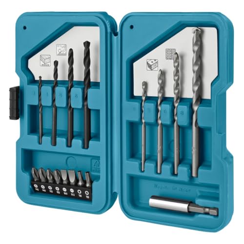 Makita D-40216 Bit & Bohrer Set 17 tlg. im Kunststoffkoffer – Ansicht 3