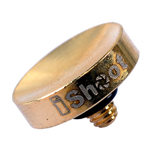 Botón de disparador cóncavo de cobre dorado de 10 mm compatible con Nikon DF FM2, compatible con Fuji Fujifilm X100 X100S X100T, X30 X20 X10, XE1 XE2 X PRO1; M A M E M P M Monocrom, M6 M7 M8 M9