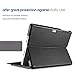 ProCase Protective Case for 10.5 Inch Surface Go 3 / Go 2, Slim Light Smart Cover Stand Hard Shell, Compatible with Surface Type Cover - Black