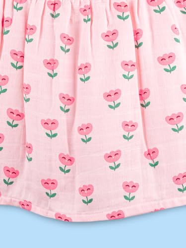 Image of Kidbea Bamboo Cotton Baby Girl Dress, Sleeveless Casual Wear Girls Frock