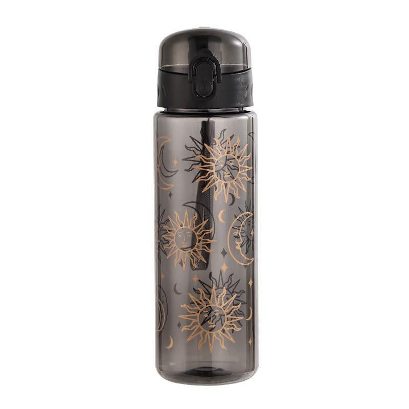 21oz Student Water Bottle for boys Sports Water Bottle With Strap Leak-proof BPA Free Plastic Water Bottle with
