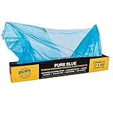 Dura-Gold 12' x 400' Pure Blue Protective Masking Film Cover - Overspray Paintable Sheeting Roll, Painters...