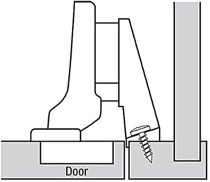 Blum Clip Top 110 Degree Face Frame, Inset Hinge with BLUMOTION (Set of 2)