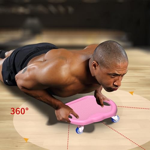 Planche à roulettes abdominale silencieuse de fitness et de force - 5