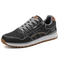 ARRIGO BELLO Sneakers Uomo Trekking Palestra Comode Viaggio Scarpe Casual Ginnastica Passeggio Correre Camminata Taglia 41-46(B Nero,Taglia 43)