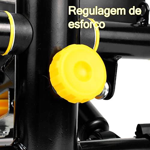 Mini Stepper Simulador de Caminhada com Monitor LCD Exercícios Pernas Glúteos GT6178-B