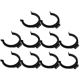 FIXOSHEE 10pcs Cabinet Baseboard Buckle Clip Skirting Board Cabinet Legs Angle Covers for Furniture Angle Corner Bracket Plastic Toe Kick Clips for Kitchen