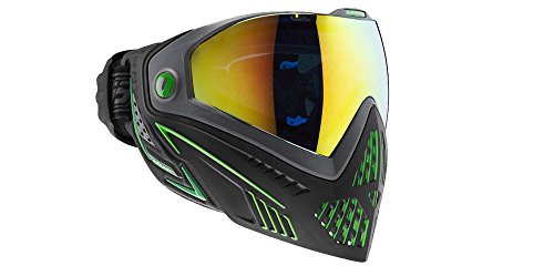 Dye i5 Paintball Maske, Mehrfarbig (Black/Lime), One Size