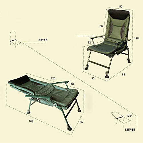 Chaise de Retour à la Maison ZXQZ inclinable et pliante multi-usage